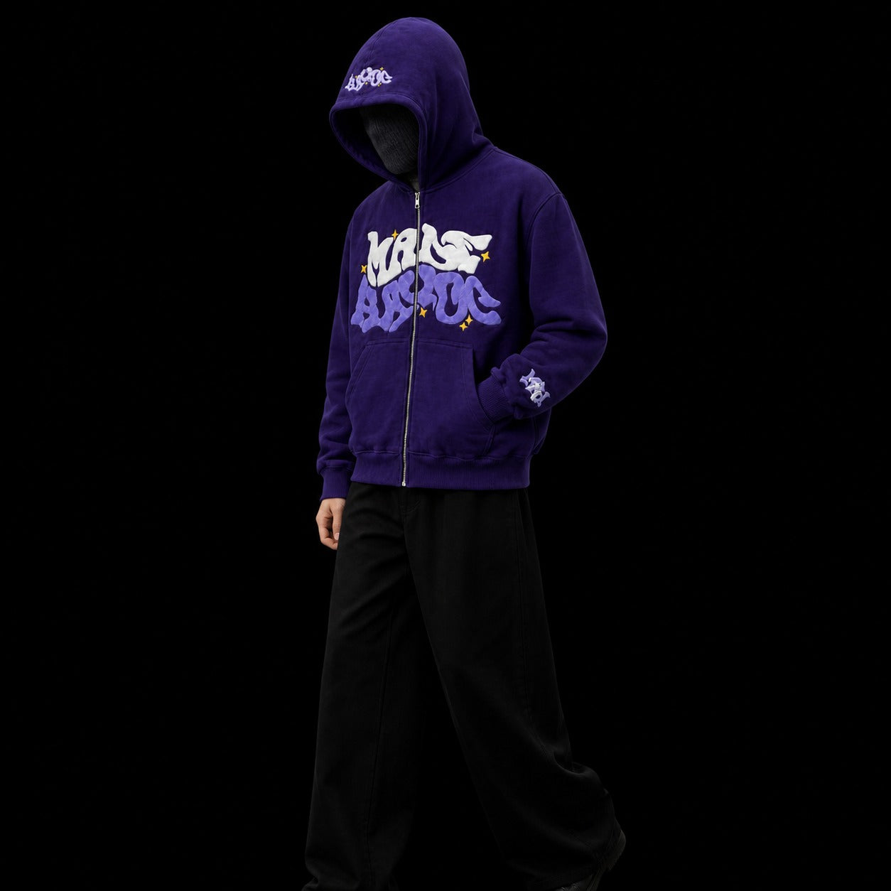 Zip Hoodie - Morado