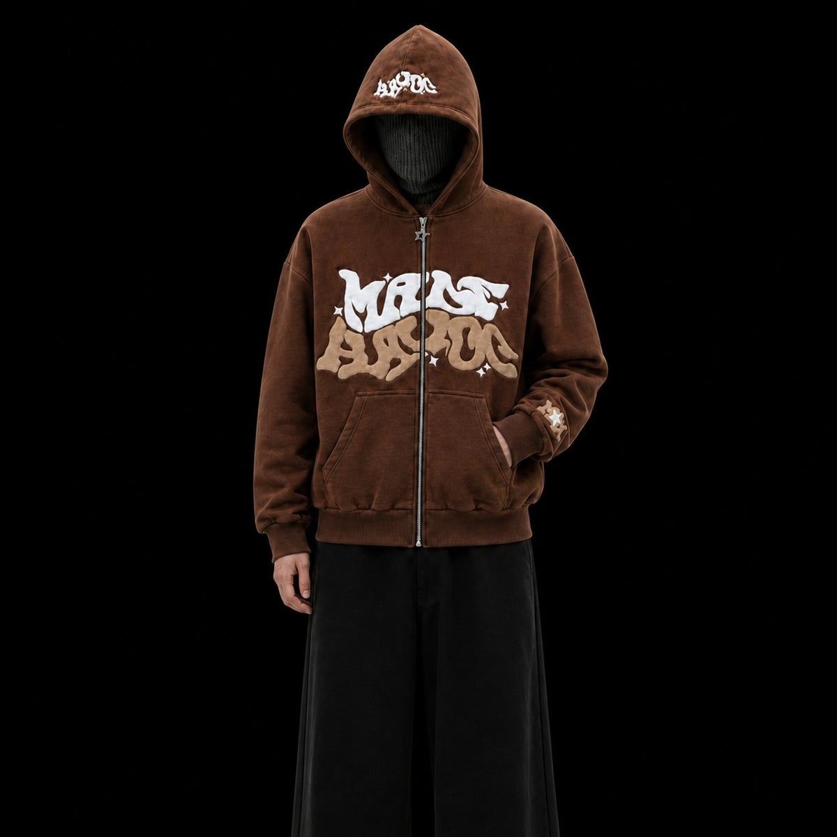 Zip Hoodie - Café