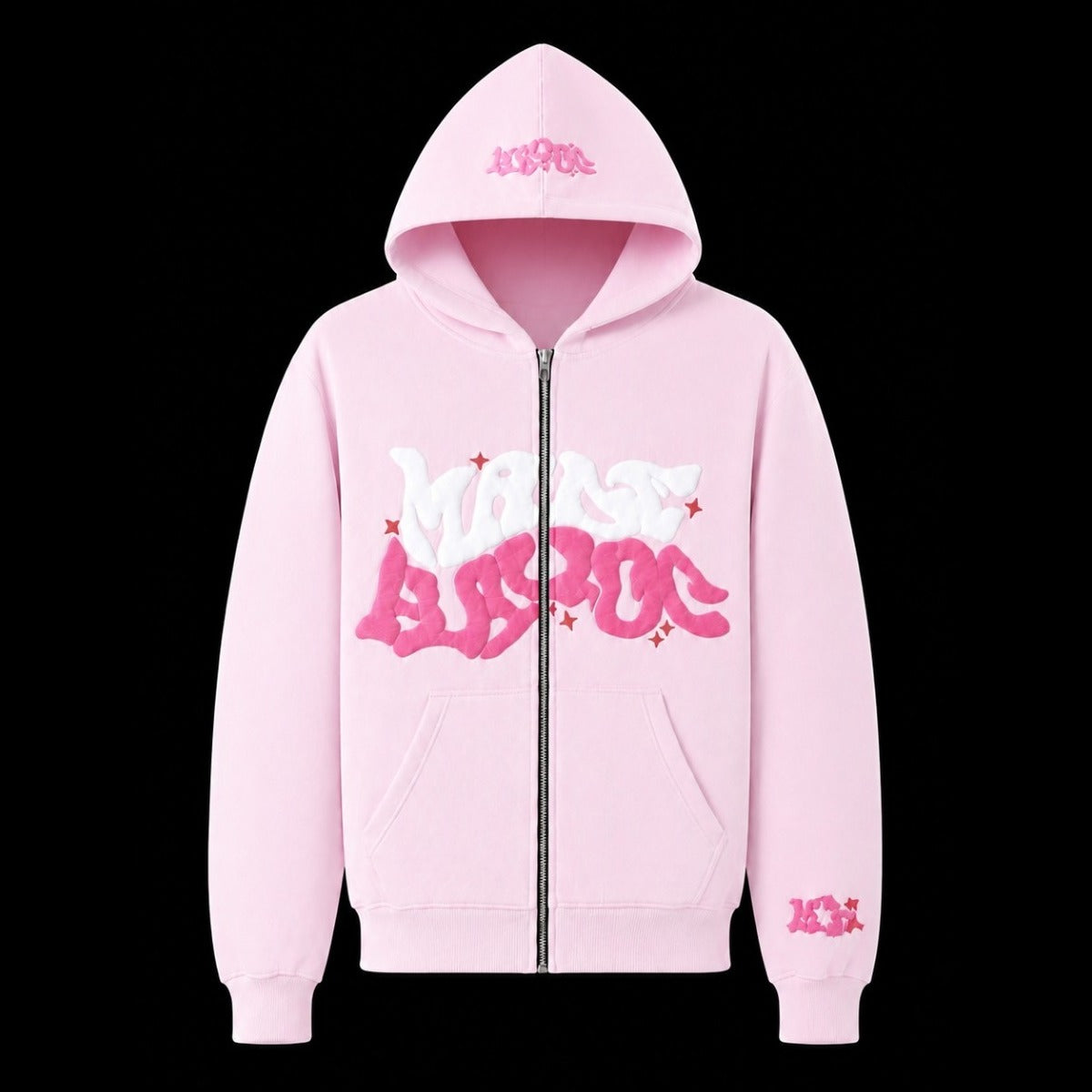 Zip Hoodie - Rosa