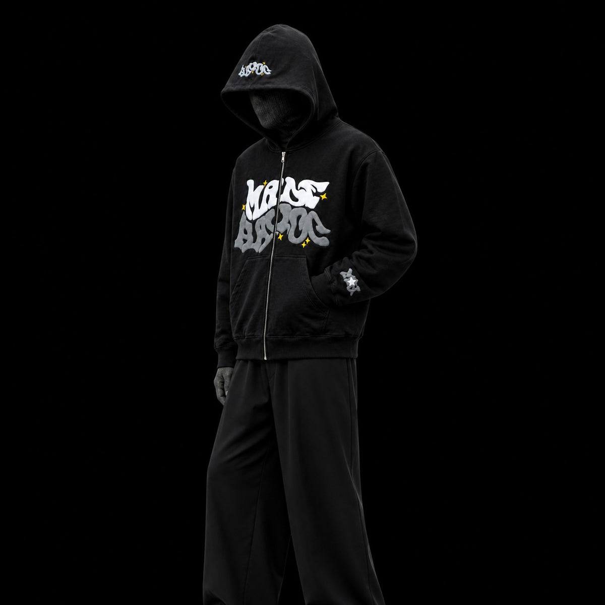 Zip Hoodie - Negro