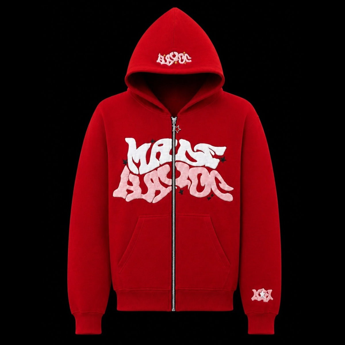 Zip Hoodie - Rojo