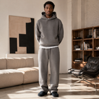 Color Hoodie and Sweatpants Set