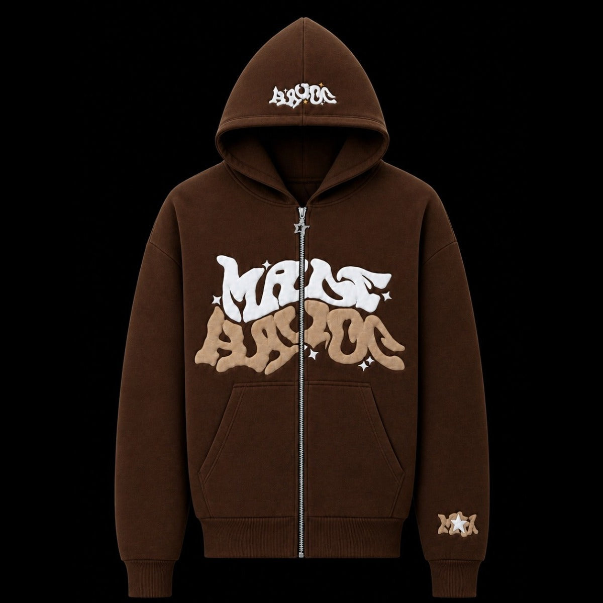 Zip Hoodie - Café