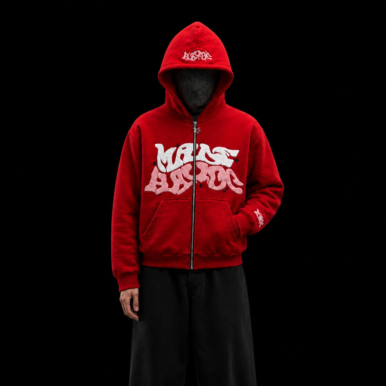 Zip Hoodie - Rojo