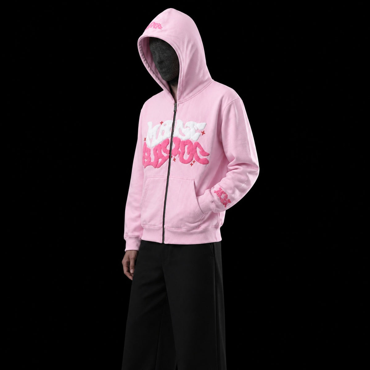 Zip Hoodie - Rosa