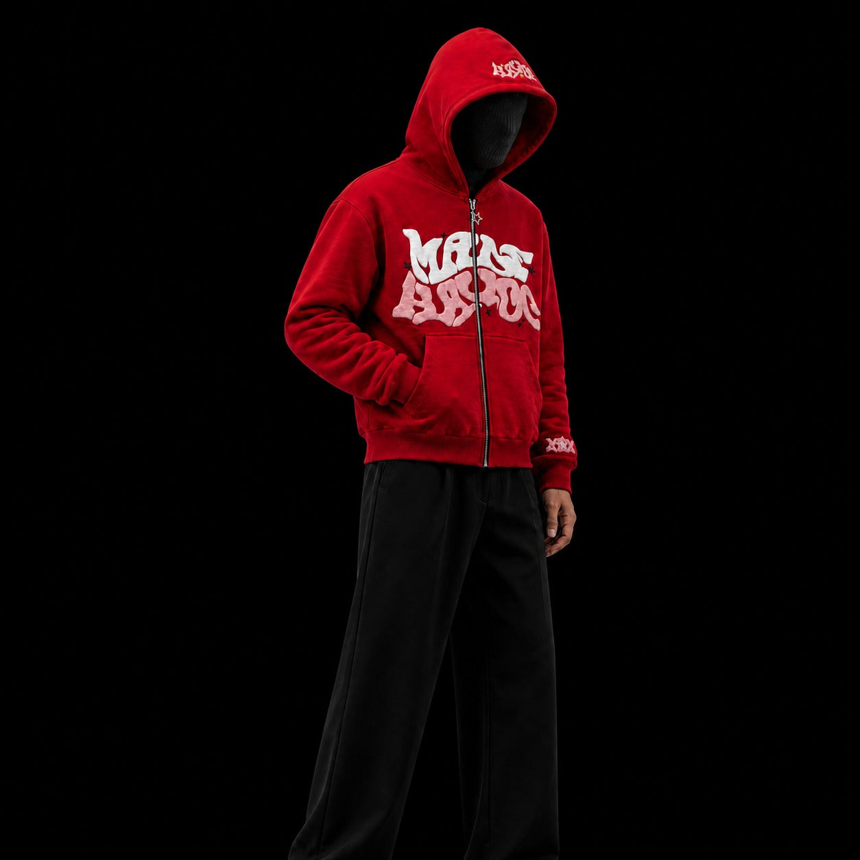 Zip Hoodie - Rojo