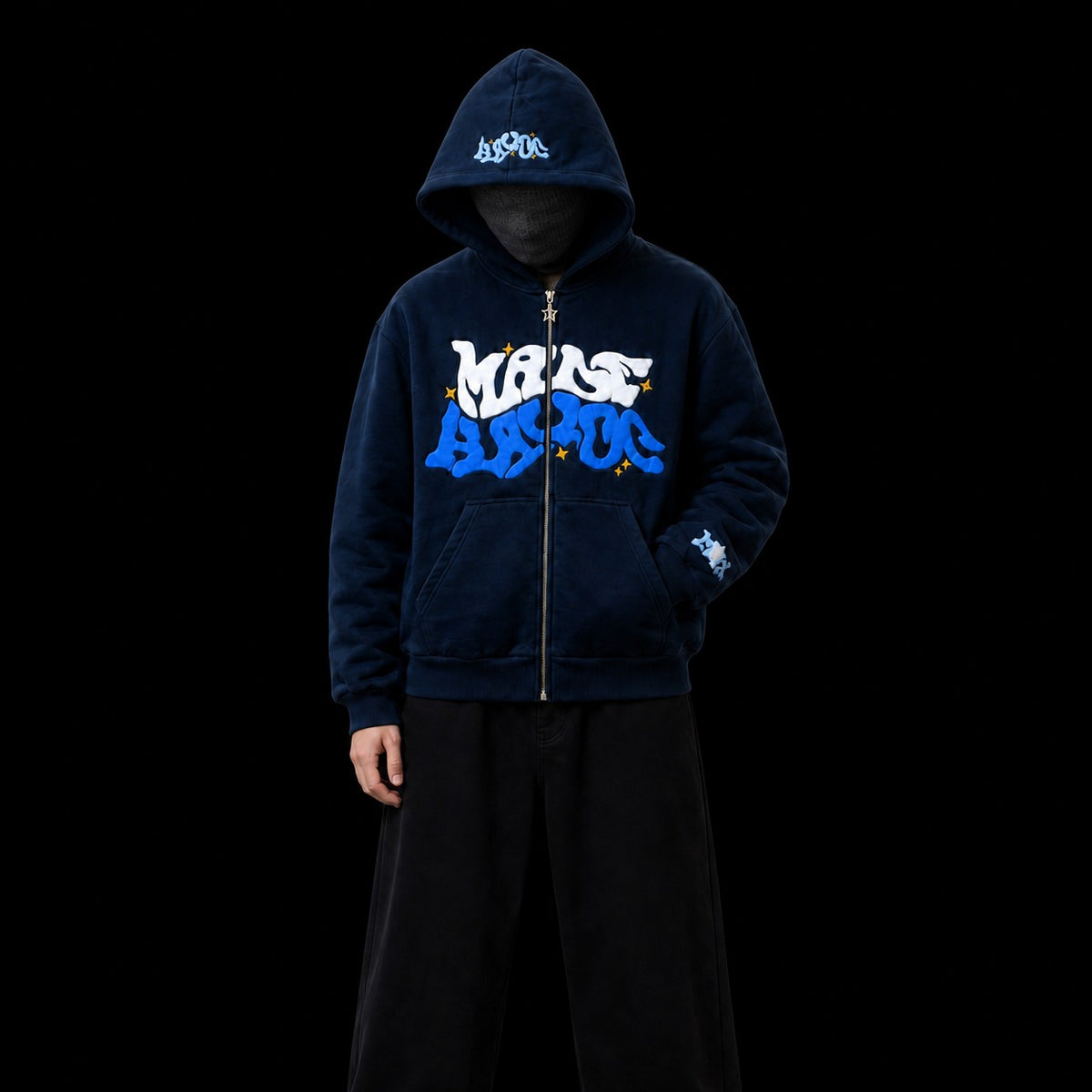 Zip Hoodie - Azul
