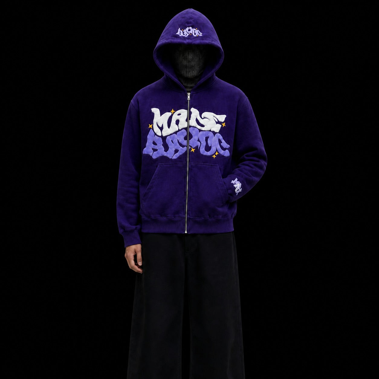 Zip Hoodie - Morado